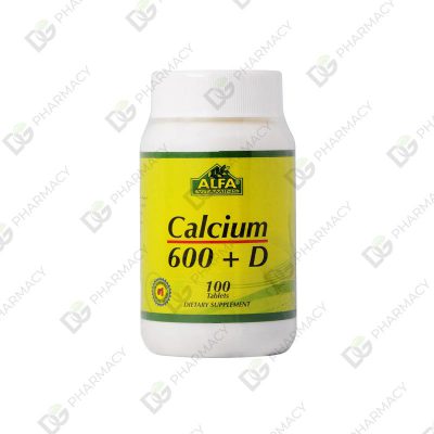 کلسیم ۶۰۰ ویتامین D آلفا ویتامینز