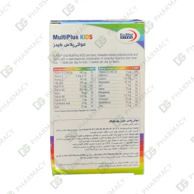 قرص جویدنی مولتی پلاس کیدز
