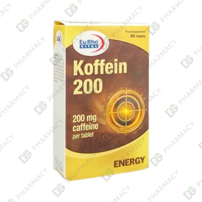 کافئین یوروویتال 200 میلی گرم