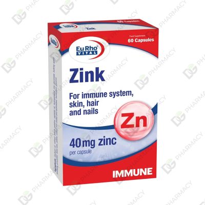 کپسول نرم زینک 40 میلی گرم یوروویتال