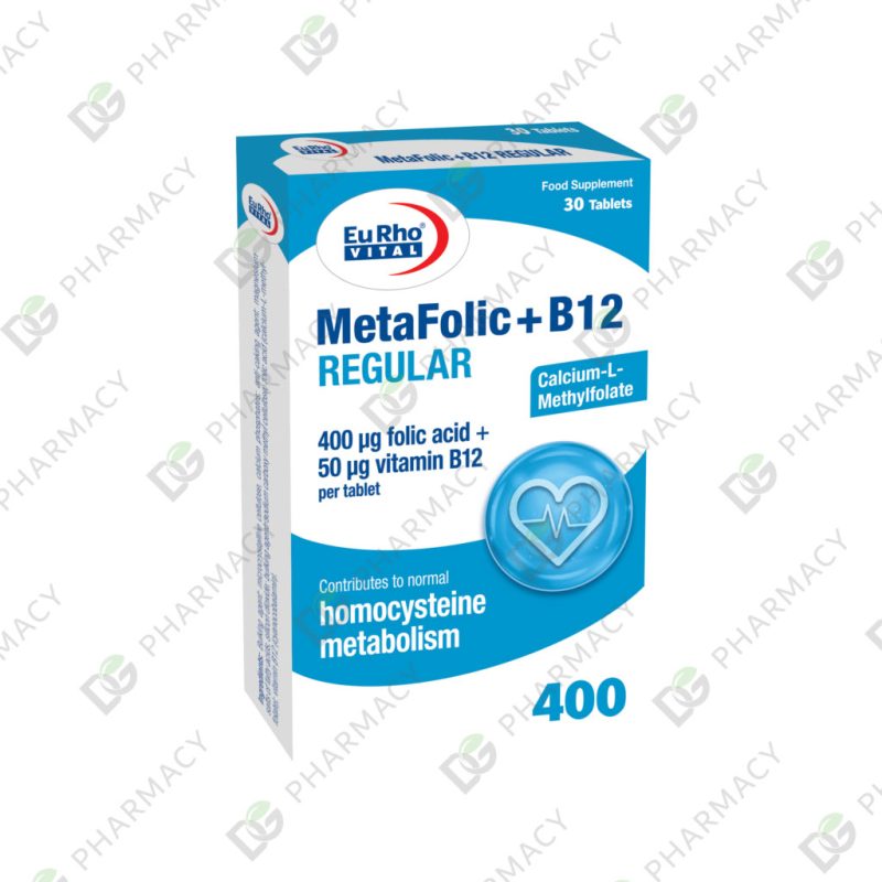متافولیک پلاس ب12 رگولار یوروویتال